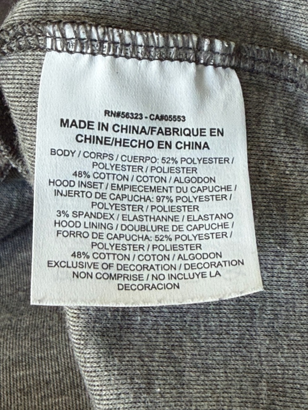 Nike Air basketball Pullover Hoodie Gray Tonal Logo Sweatshirt 54649 - Picture 12 of 15
